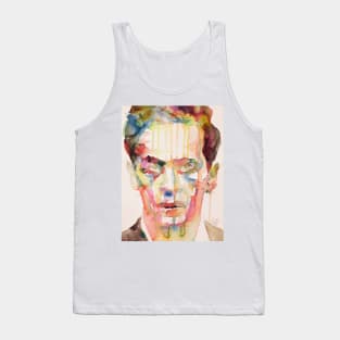 LUDWIG WITTGENSTEIN watercolor portrait .3 Tank Top